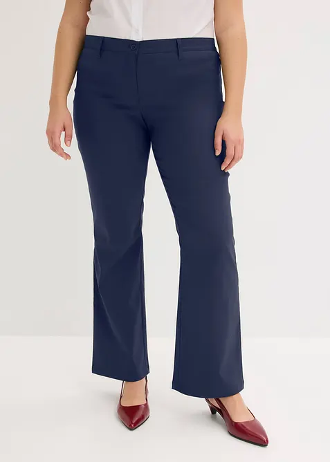 Pantaloni bootcut elasticizzati, bonprix