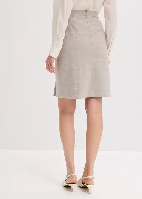 Gonna longuette in principe di Galles, bonprix