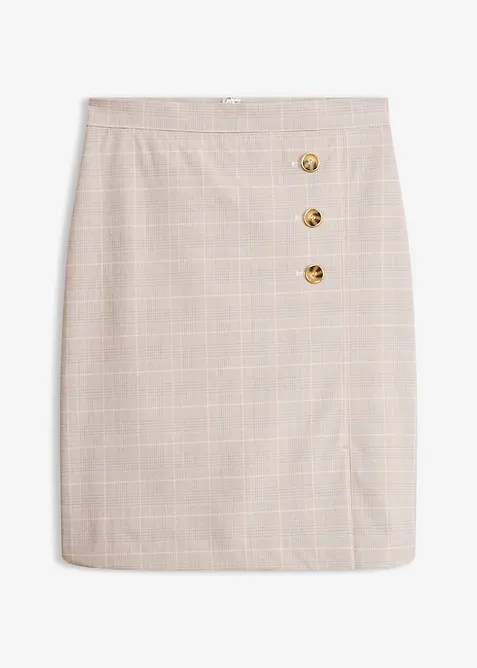 Gonna longuette in principe di Galles, bonprix