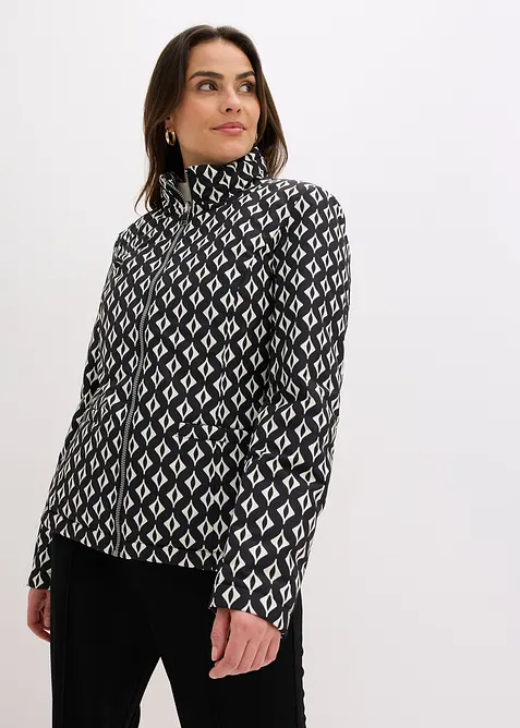 Giacca trapuntata leggera double face in fantasia, bonprix