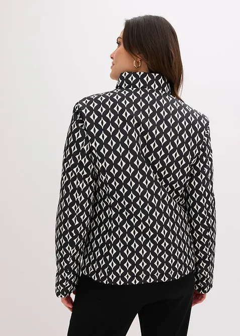 Giacca trapuntata leggera double face in fantasia, bonprix