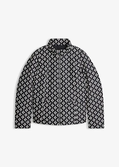 Giacca trapuntata leggera double face in fantasia, bonprix