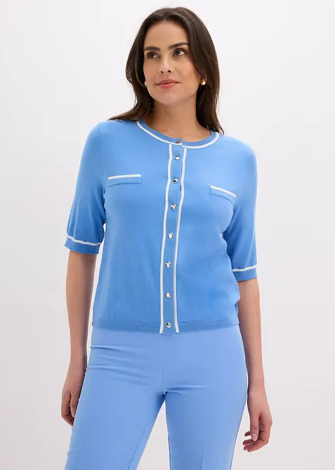 Cardigan in misto viscosa, bonprix