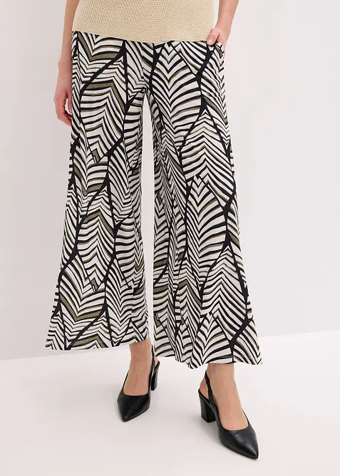 Pantaloni larghi in jersey, bonprix