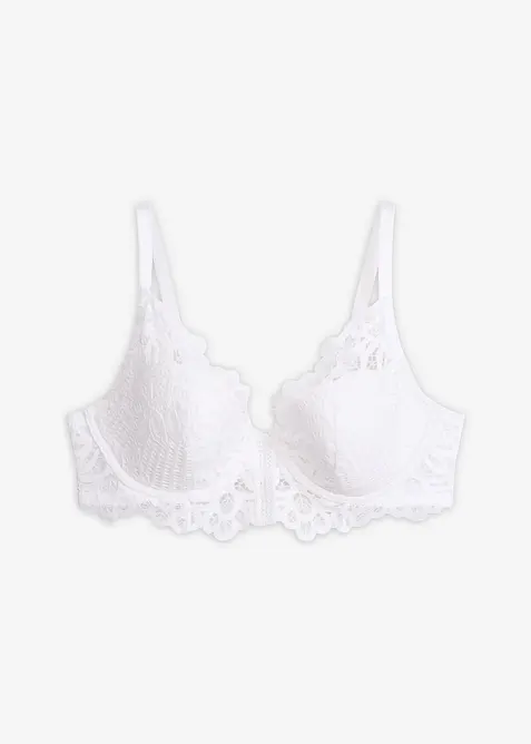Reggiseno con coppe preformate in pizzo raffinato, bonprix