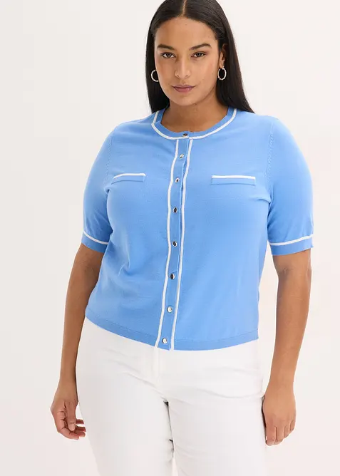 Cardigan in misto viscosa, bonprix