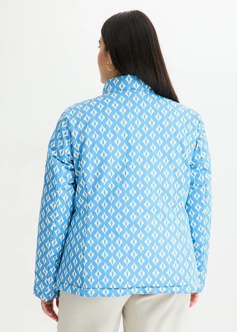 Giacca trapuntata leggera double face in fantasia, bonprix