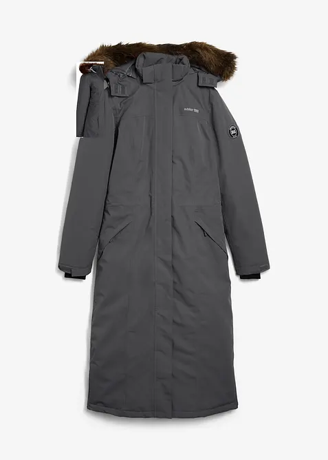 Giubbotto outdoor con pelliccia sintetica, impermeabile, bonprix