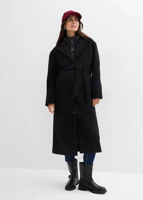 Cappotto pr&eacute;maman 6 in 1 con inserto babywearing e gilet staccabile, bonprix