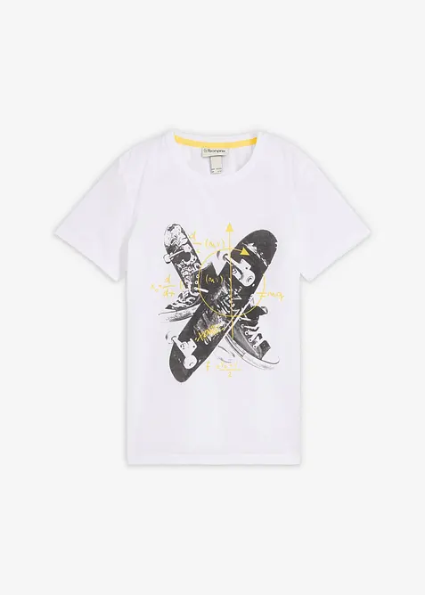 T-shirt con stampa stile skater, bonprix