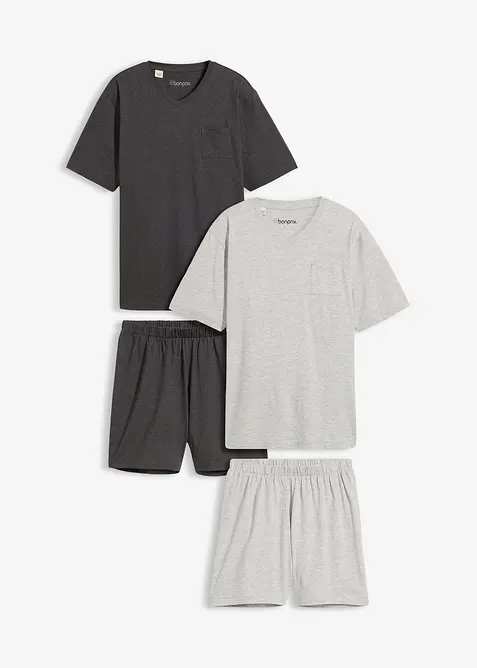 Pigiama estivo con cotone (set 4 pezzi), bonprix