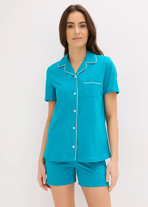 Pigiama estivo con bottoni, bonprix