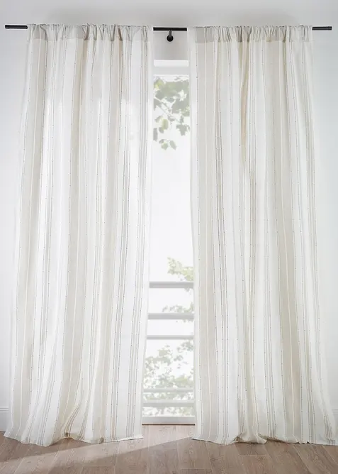 Tenda a righe in cotone biologico (pacco da 1), bonprix