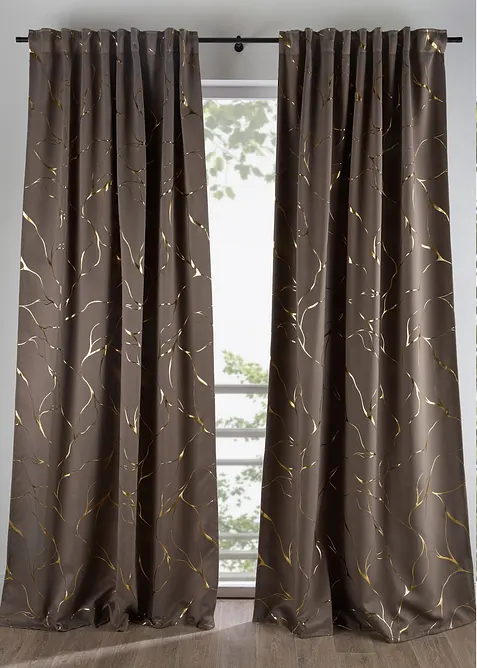 Tenda semioscurante con stampa lucida (pacco da 1), bonprix