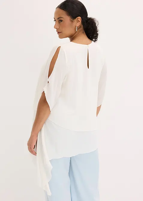 Blusa asimmetrica a pi&ugrave; veli, bonprix