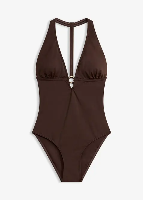 Costume intero con scollatura profonda a V, bonprix