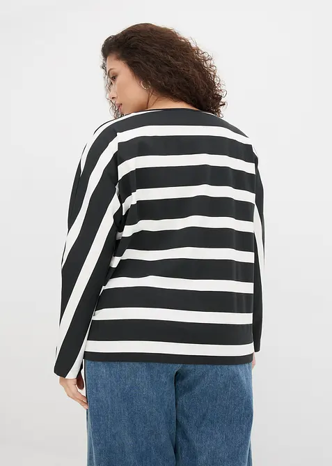 Maglia a maniche lunghe in puro cotone biologico, bonprix