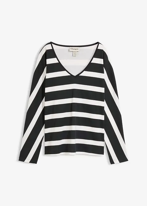 Maglia a maniche lunghe in puro cotone biologico, bonprix