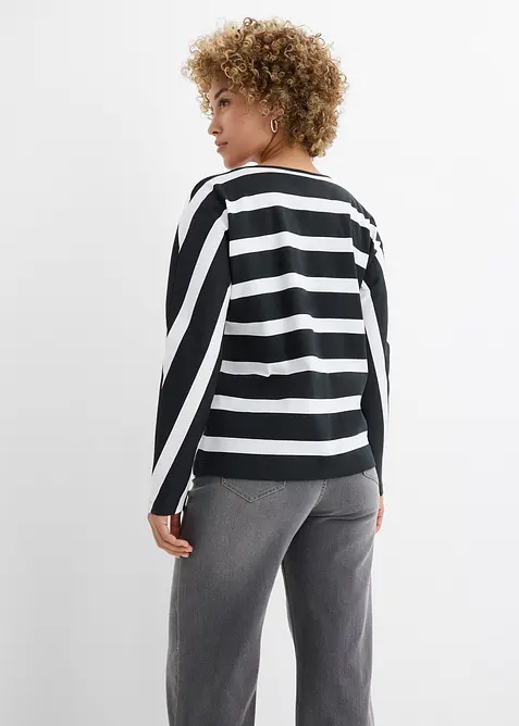 Maglia a maniche lunghe in puro cotone biologico, bonprix