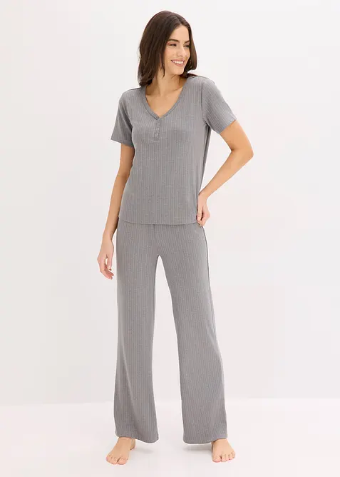 Tuta da casa a coste in misto viscosa, bonprix