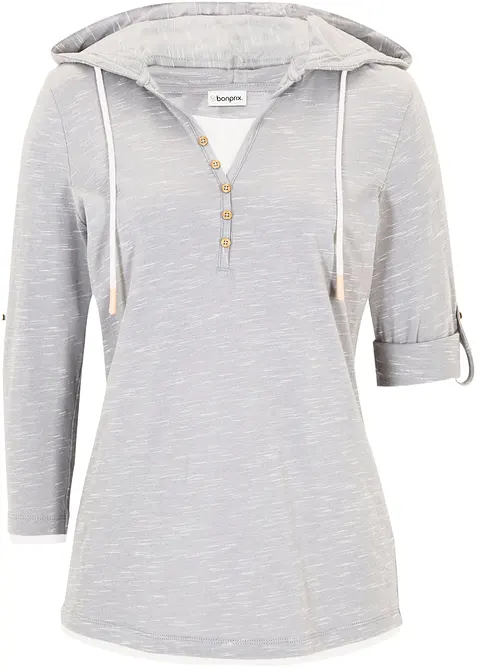 Maglia con cappuccio, bonprix