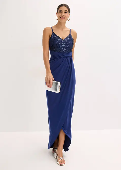 Abito da sera con pizzo, ricami e paillettes, bonprix