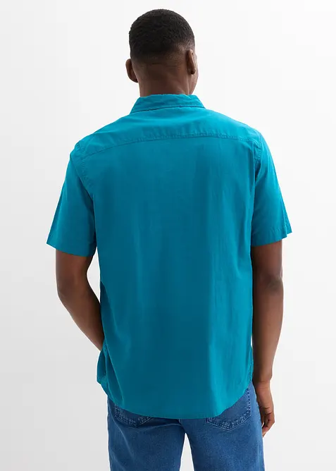 Camicia a maniche corte in puro cotone, bonprix