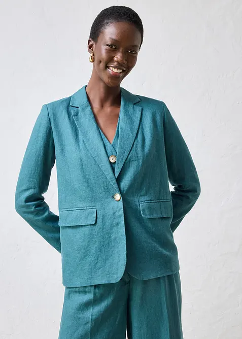 Blazer in puro lino, bonprix