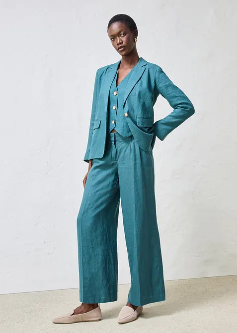 Blazer in puro lino, bonprix