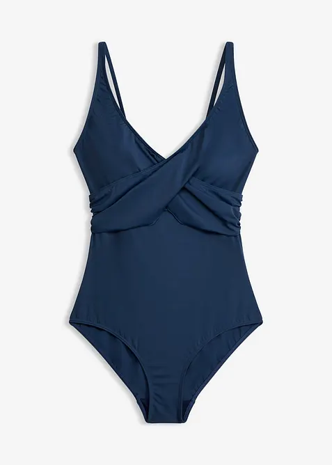 Costume intero con effetto incrociato, bonprix