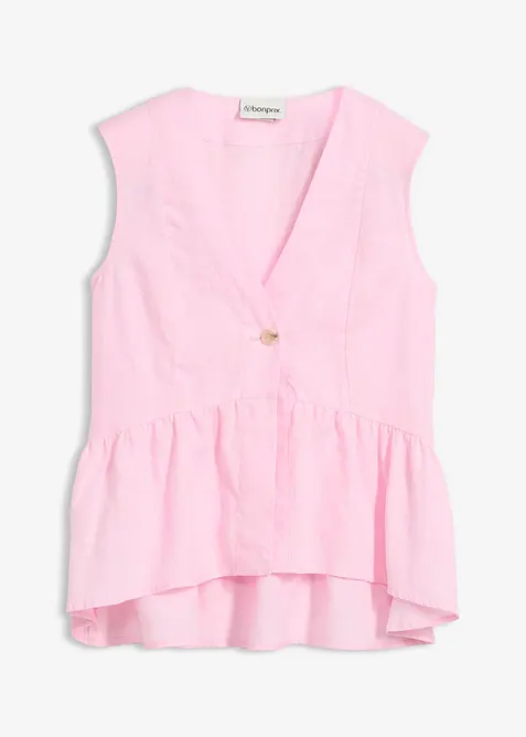 Gilet in puro lino, bonprix