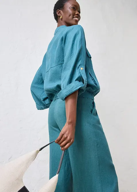 Bomber in puro lino, bonprix