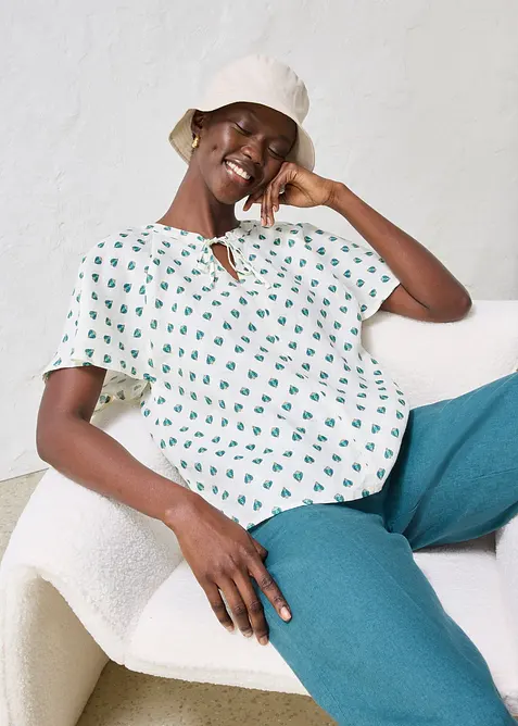 Cappello da pescatore in puro lino, bonprix