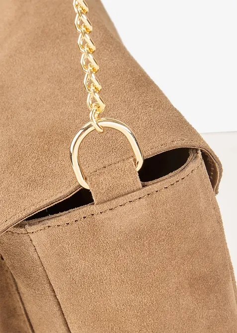 Borsa a tracolla in similpelle scamosciata, bonprix