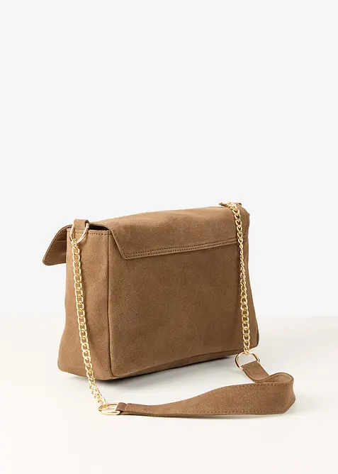 Borsa a tracolla in similpelle scamosciata, bonprix