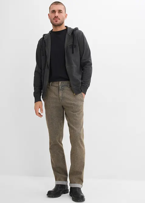 Jeans elasticizzati leggeri comodi in vita, relaxed fit straight, bonprix