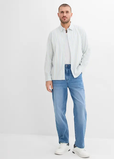 Camicia elegante elasticizzata no stiro, modern fit, bonprix