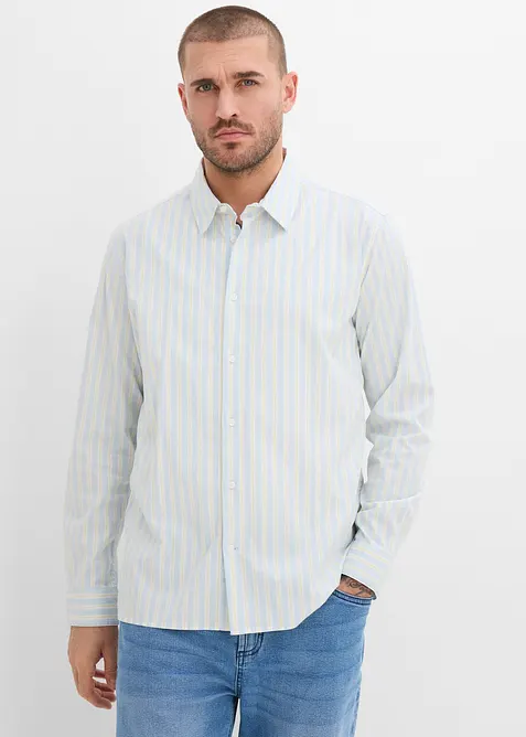 Camicia elegante elasticizzata no stiro, modern fit, bonprix