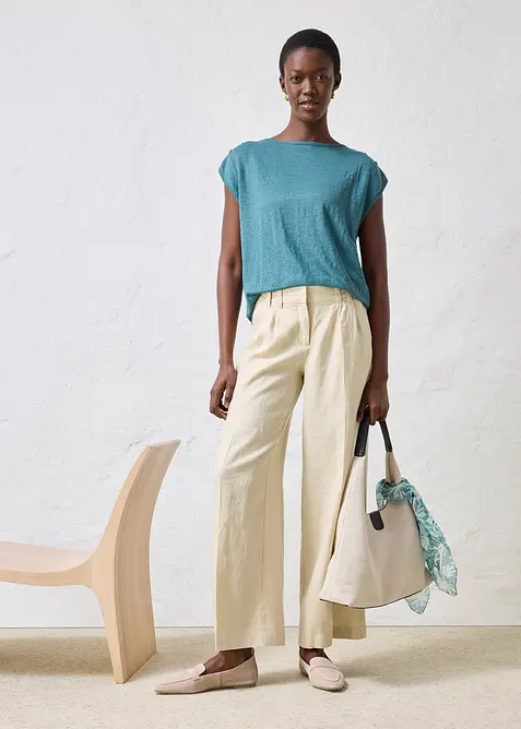 Maglia in puro lino, bonprix