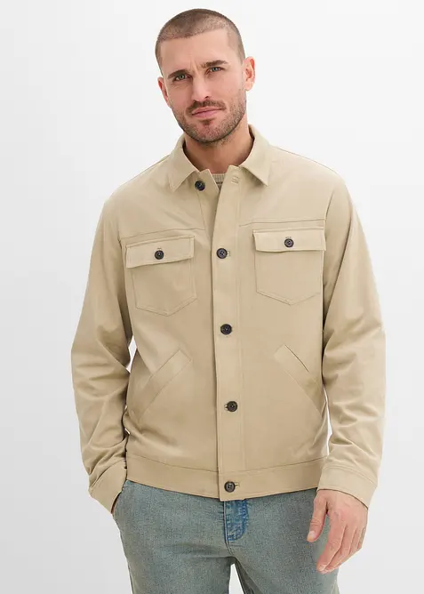 Giacca in similpelle scamosciata, bonprix