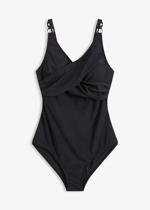 Costume intero incrociato con effetto modellante forte, bonprix