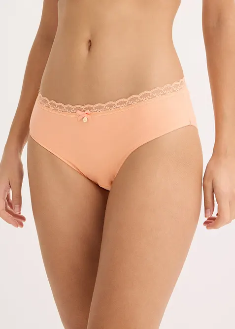 Slip con pizzo (pacco da 5), bonprix