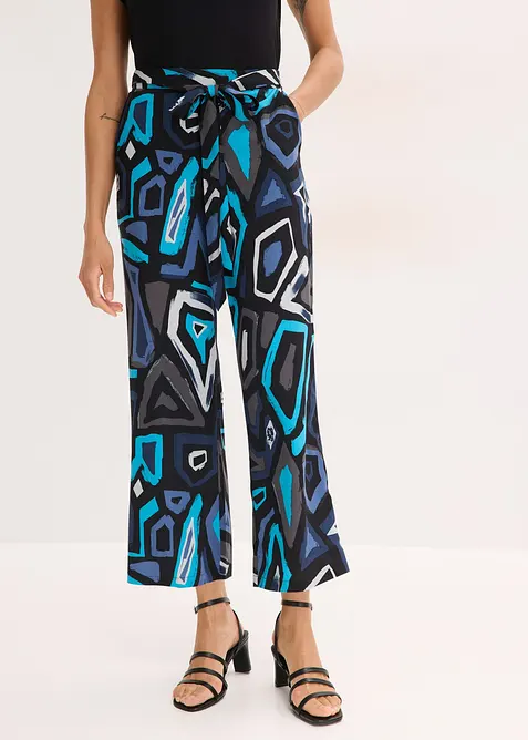 Pantaloni culotte in viscosa fluida, bonprix