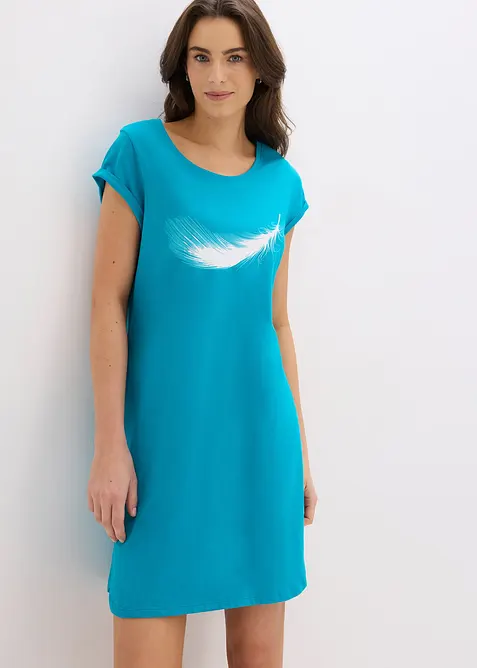 Camicia da notte corta in puro cotone biologico, bonprix
