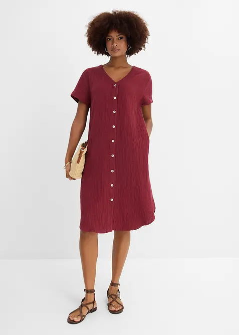 Abito chemisier in soffice mussola, bonprix