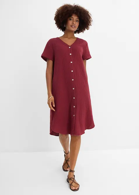 Abito chemisier in soffice mussola, bonprix