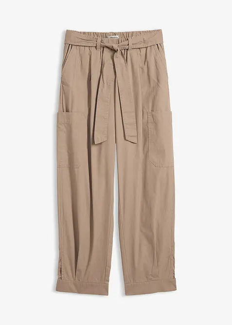 Pantaloni cargo cropped, bonprix