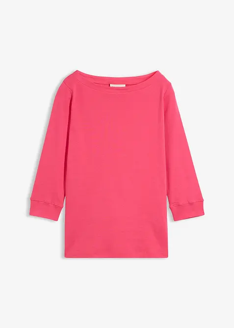 Maglia a maniche lunghe in puro cotone biologico, bonprix