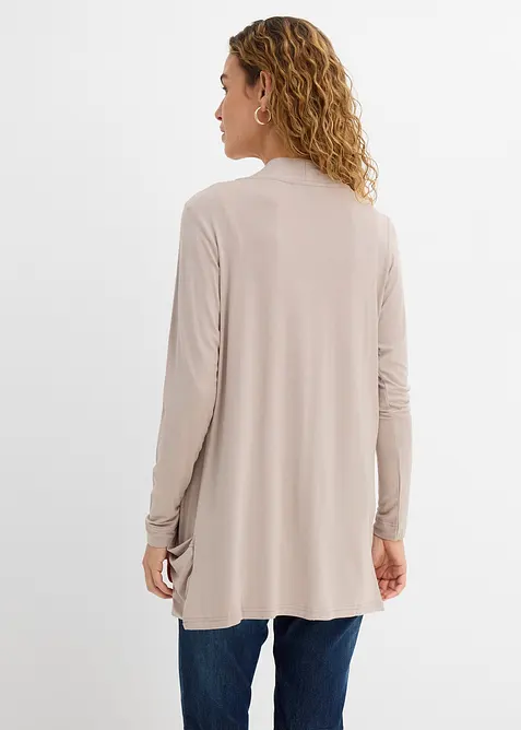 Cardigan in maglina di misto viscosa, bonprix