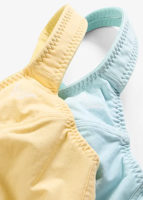 Reggiseno senza ferretto  con cotone biologico (pacco da 2), bonprix